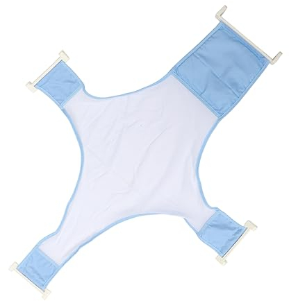 MERRYHAPY Badenetz Rutschfeste Sicherheitsunterlage Verstellbarer Langlebiges Mehrzweck-babybadezubehör Für Neugeborene Hellblau