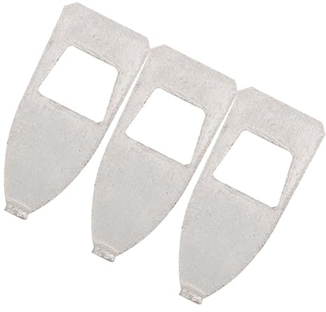 ULDIGI Punte per Archetto di Violoncello Parti di Ricambio Pratiche in Metallo Argento Resistenti All'usura 3pezzi per Accessori Violoncello