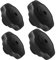 COLLBATH 4pcs Pressure Cooker Knob Pan Cooker Grips Pan Cover Knob Replacement Pot Cover Knobs Pressure Cooker Part Pot Cover Handles Pan Lid Handles Pressure Cooker Handle Pot Grip Plastic