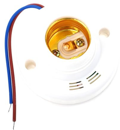 2 Stück E27 Lampenfassungen mit Ton und Lichtsensor, Automatische Steuerung