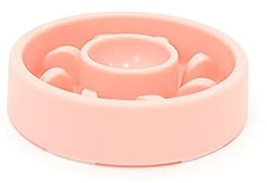 Happyyami Comedero Antivoracidad para Perros y Gatos Plato De Alimentación Lento para Mascotas Reduce El Riesgo De Ahogamiento y Vómitos Material Duradero y Ligero para Controlar La