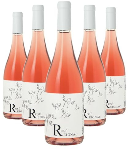 REIGNAC Rosé - CHÂTEAU DE REIGNAC - Millésime 2024 - LOT de 12 bouteilles de 75cl - vin rosé - AOC Bordeaux Rosé