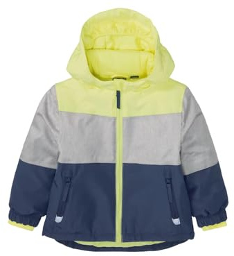 Lupilu Jungen Schneejacke Ski Jacke für Kinder Wind & Wasserdicht Fener gelb grau blau