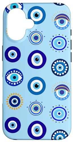 Hülle für iPhone 16 Böser Blick, griechisches Auge, Mati, Nazar