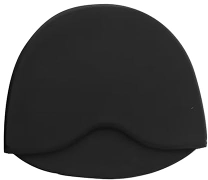 Riuulity Gel Ice Hat, Reusable Cold Compress Head Wrap with Innovative Solid Gel Material for Men and Women, Microwave and Freezer Safe (Black)