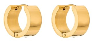 Purelei Bold Creolen – Breite Statement-Ohrringe aus wasserfestem Edelstahl, modernes Design mit klaren Linien, erhältlich in Gold, Silber oder Roségold