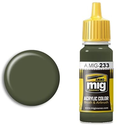 AMMO A.MIG-0233 Rlm 71 Dunkelgrün Acrylfarben (17 ml), Mehrfarbig