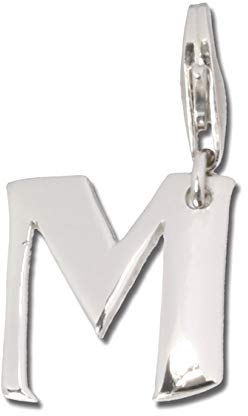 SilberDream Charm Schmuck Armband Anhänger Buchstabe M 925 Echt Silber D3FC70M
