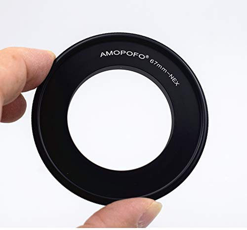67 mm auf NEX Reverse Adapterring, 67 mm NEX Makro Ring, kompatibel mit Sony E-Serie Kamera A6500 A6300 A5100 A6000 A5000 A3000 NEX-5T NEX-3N NEX-F3 NEX-3 NEX-5 A9 A7III A7s A7R A7II.
