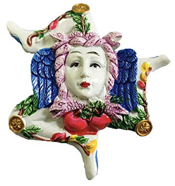 Sicily Italy - Magnete da frigorifero 3D in resina, souvenir da viaggio, fatto a mano per casa e cucina, decorazione per frigorifero Sicilia