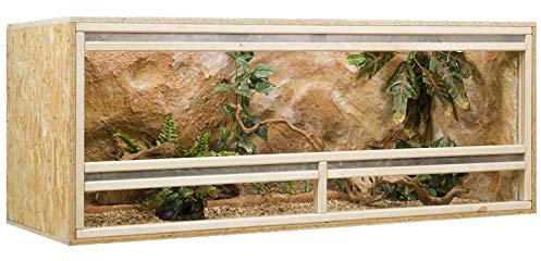 Holzkonzept Terrarium OSB 150 x 60 x 60 cm avec ventilation avant.