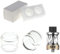 Ersatzglas 2x Stück kompatibel mit Uwell NUNCHAKU 8ml (Bulb) Tank Glas Pyrex Glass Tube Glastank