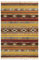 Kelim Teppich aus Bester Wolle, nachhaltig, handgewebt, Naturfaser Teppiche geeignet für Wohnzimmer, Schlafzimmer, Flur, Esprit Home (130 x 190 cm, Braun Gelb Bunt)