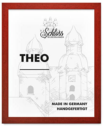Schloss BILDERRAHMEN Theo 80x100 cm, Dekor Bordeaux
