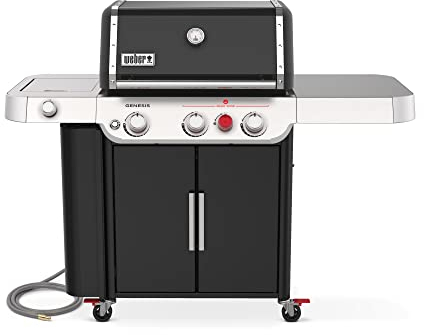 Weber Genesis E-335 - Parrilla de gas, gas natural, color negro