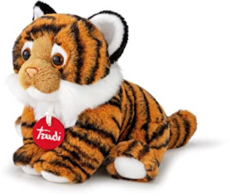 Trudi Puppy Tiger Plüschwelpen Kollektion. Geschenkidee zu Weihnachten oder Geburtstag | 18x17x17cm Größe S | Puppies Plüschtier | Modell TUDO2000