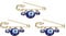 3 Stück Türkei Evil Eye Pin, Blue Eye Anhänger Golden Pins Tiny Anstecknadel Broschen Schmuck für Männer FrauenBroschen & Anstecknadeln
