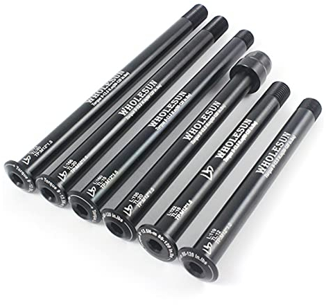 GOBBIS Steckachse,Fahrrad Schnellspanner Fahrrad durch Achsenbike Quick Release Hubs Rohrwellenspindel Vordere Hinterachse für M12x1.5 M12X1.0 Fahrradzubehör (Color : L166 M12x1.5)