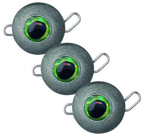 SPRO Freestyle Eyed Bottom Jigs – Bleifreie Cheburashka Angelgewichte mit realistischen Fischaugen in verschiedenen Größen & Farben