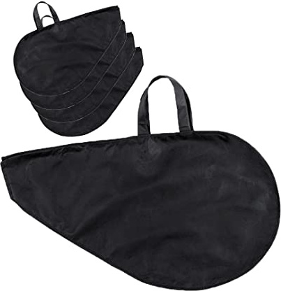 Deliex delicias de Extremadura Lote 10 bolsas para jamón con asas. Funda para JAMONES IBERICOS - Jamon curado-Bolsa para jamón Un Buen jamón Debe IR presentado como se Merece (Negro)