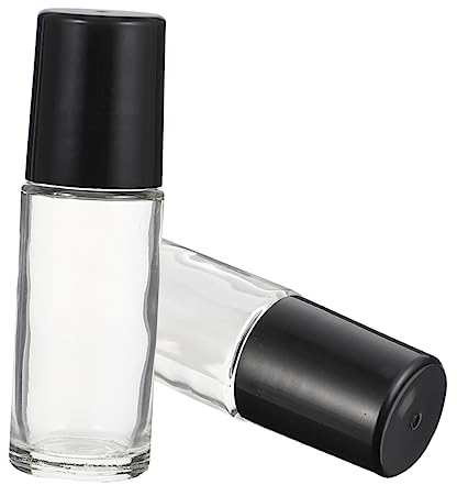Healifty 6 Pezzi Flacone Roll-on Da 30 Ml Rulli Di Olio Essenziale Contenitore Da Viaggio Bottiglie a in Viaggiare Bottiglia Di Stoccaggio Tappo Di Bottiglia Di Plastica Mini