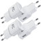 4er-Pack USB Ladegerät Stecker, Schnellladegerät Netzteil USB Ladeadapter kompatibel mit Samsung Galaxy S22 S21 S20 S10 S9 S8 S7 Edge/Plus/Active, A51 A50 A34 A14 A13 A03 Z Flip3 Z Fold2 M53 M14
