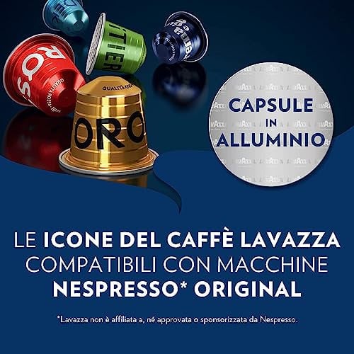 320 capsules de café en aluminium Lavazza crème et goût classique compatibles Nespresso