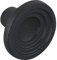 FURNIPART Möbelknopf Fleur ø 46 mm - Möbelknopf Vintage aus Metall - Antik Knauf rund, Gusseisen schwarz