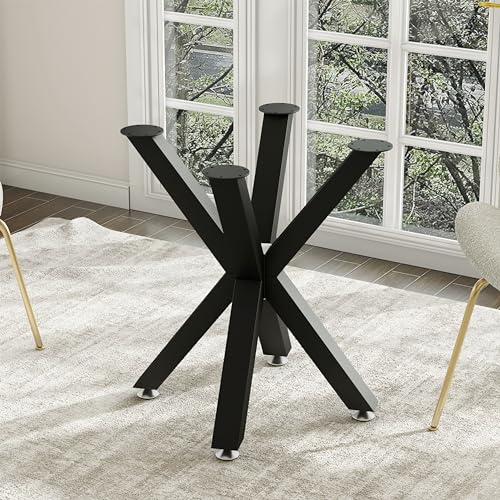 FUSHIAIPTC 71,1 cm große Metall-Tischbeine für DIY-Couchtisch, Esstisch, Schreibtisch, Goldener Schnitt, Industrie und Kunst, robuste Möbelbeine, Glas, Marmor und Holz, Tischplatten sind alle geeignet