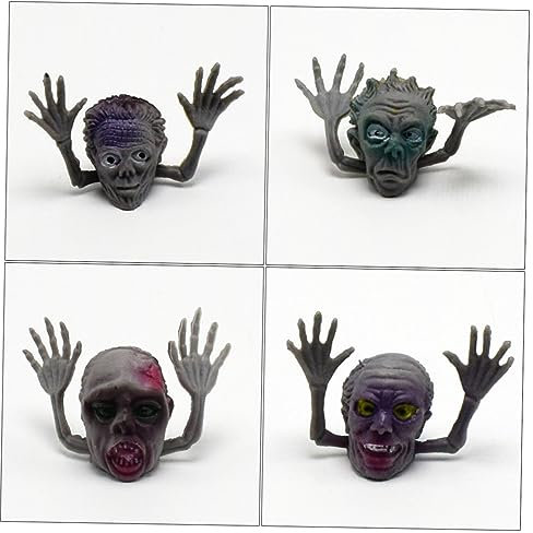 Toyvian Kinderspielzeug 12 STK Löwe Handpuppe Löwenpuppe Aus Gummi Handpuppe Spielzeug Mini-Spielzeug Neuartiges Spielzeug Zum Geschichtenerzählen Horror-fingerpuppen Geist Kind Tier