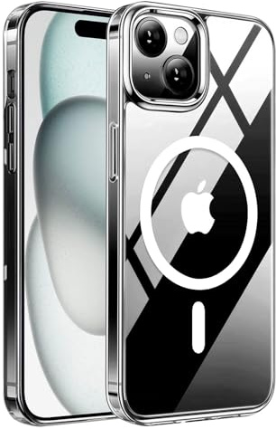 ULTRICS iPhone 15 Plus Case Magsafe, 6.7-Inch Magnetic Phone Case, Military-Grade Protection, Clear Yellowing Resistant Slim and Anti-Scratch Back Cover