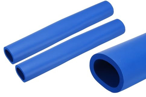 QUARKZMAN 2 x 25cm Rohrisolierung Schaumstoff, Durchmesser 28mm Isolierstärke 5mm Heizungsrohr Verkleidung für Fitnessgeräte, Rohre, Handhaben (Blau)
