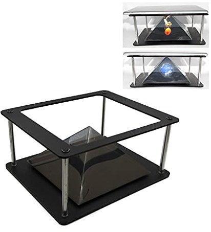 Pad Tab-let PC 3D Hologramm Display Stand Projector Py-ramid Personal Entertainment Present 3D Hologramm Py-ramid Display Projector Video Stand
