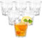DIBALIYI 6PCS Reusable Premium Plastic Cups, 9.2OZ Transparently Acrylic Tumbler Glasses, 260ml Unbreakable Stackable Cocktail Glasses (6PCS 260 ml)