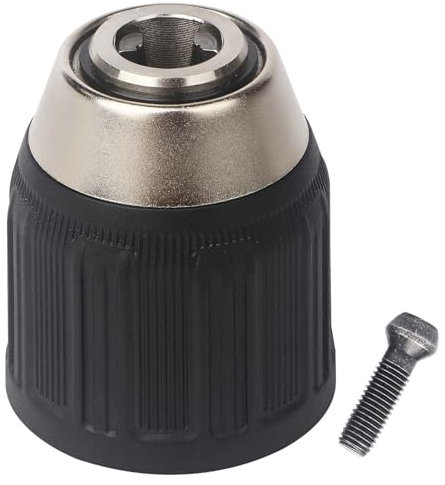 Mandrino senza chiave N196034 con vite per mandrino sinistro N092854 da 1/4-28, ricambio per DeWALT DCD797 DCD792 DCD791 DCD790 DCD796 DCD795 Cordless Compact 1/2 (13 mm) Drill