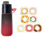 750ml Sport Air Wasserflasche mit 4 6 7 8 Geschmack Pods Trinkflasche BPA Frei, 0 Zucker 0 Kalorien für Fitness Schule (A2, 7 Geschmack Pods)