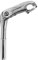 Resul Verstellbarer Lenkervorbau 105/180 mm 1 Zoll bis 1.1/8 Zoll mit Ausgleichshülse, Silber