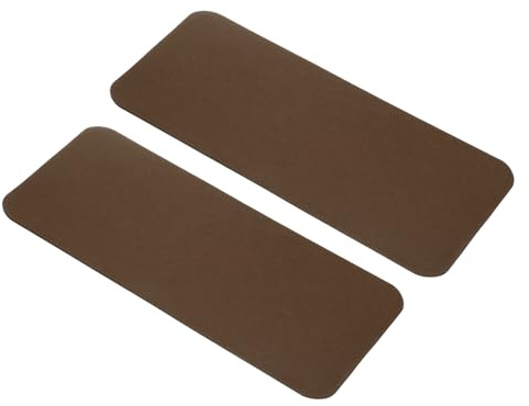 QUARKZMAN 2Pcs Sagoma in Feltro per Base 14.6x6.7 Pollici Rinforzo Caffè | Inserti per Fondi con Angoli Arrotondati per Tote Tracolla Zaini, per Borse
