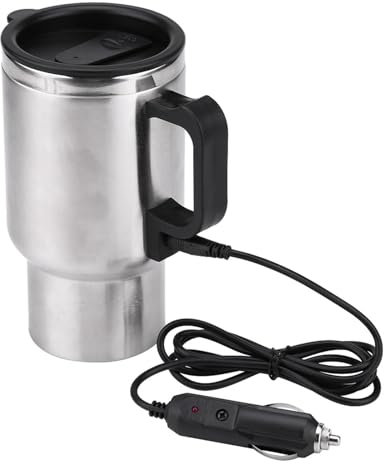 12V Portable Stainless Steel Car Mug with Heating Function 450ml