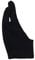 Vaguelly Two Finger Drawing Glove Artist's Sketch Glove Smudge Black Spandex Comfortable Fit for Tablet Drawing Sketching and Painting Activities