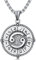 ROMANTICWORK Cancer Zodiac Necklace 12 Constellation Horoscope Astrology Pendant Necklace 925 Sterling Silver Zodiac Sign Jewellery Gifts for Men Women