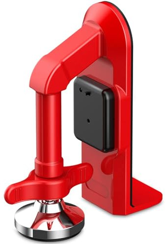 Portable Alarm Door Stopper - Strong Security Anti Theft Smart Lock for Travel Safety - Front Door Jammer Device for Apartment Hotel Home - No Drill Bottom Door Floor Blocker Brace with Siren