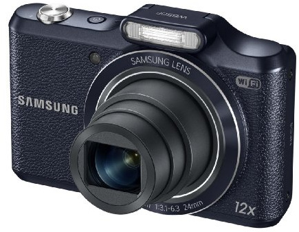 Samsung WB50F 16.2MP Smart WiFi & NFC Digital Camera with 12x Optical Zoom and 3.0 LCD Black (Renewed)