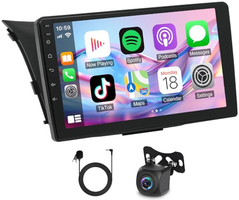 9 Zoll Autoradio mit Bildschirm für Hyundai I30 GD 2012-2017 mit 2 DIN CarPlay & Android Auto Display Bluetooth Radio Navigationsgeräte GPS Navigation Voiture FM RDS SWC AHD Kamera Android 13 4+64G