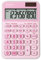 Sharp EL-M 335 Taschenrechner, abgewinkelte Anzeige, Solar-/Batteriebetrieben, Pink