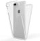 NALIA Coque Integrale Compatible avec iPhone 8 Plus / 7 Plus, Mince Housse Avant & Arrière 360° Protection avec Verre Trempé, Fine Telephone Portable Cover Bumper Case Slim Etui, Couleur:Transparent