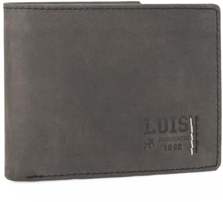 Lois - Portefeuille Homme Cuir - Portefeuille Cuir Homme. Portefeuilles et Porte carte homme. Porte Feuille pour Homme Vintage. Portefeuille Homme Cuir - Portefeuille Cuir Homme. Portefeui, Anthracite