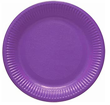 Dart - 8 Assiettes Carton 23CM - Pourpre