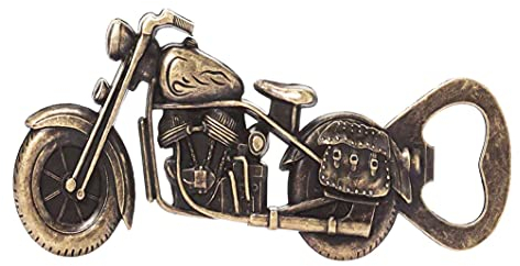 Cisixin Décapsuleur de Moto, Décapsuleur Vintage Moto en Métal, Ouvre Bouteille Bière Fête Bar, Cadeaux pour Hommes