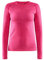 Craft CORE Dry Active Comfort LS | Sportshirt Damen S | Fame | Baselayer Funktionsshirt Damen mit effizientem Feuchtigkeitstransport | Hält warm | Mit Bodymapping Technologie